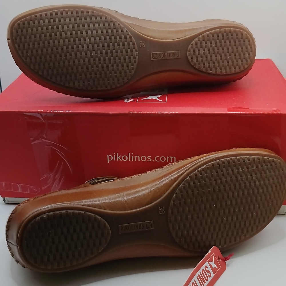 Pikolinos Women's Casual Mary Jane Flat Size 38 (7.5-8.0), Brandy (Brown) - Picture 13 of 17